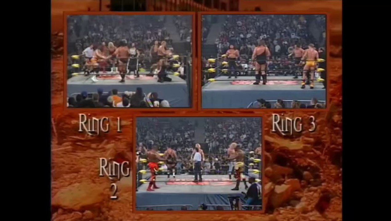 WCW World War 3 1997 - 60-man World War 3 Match (#1 Contender's Match)