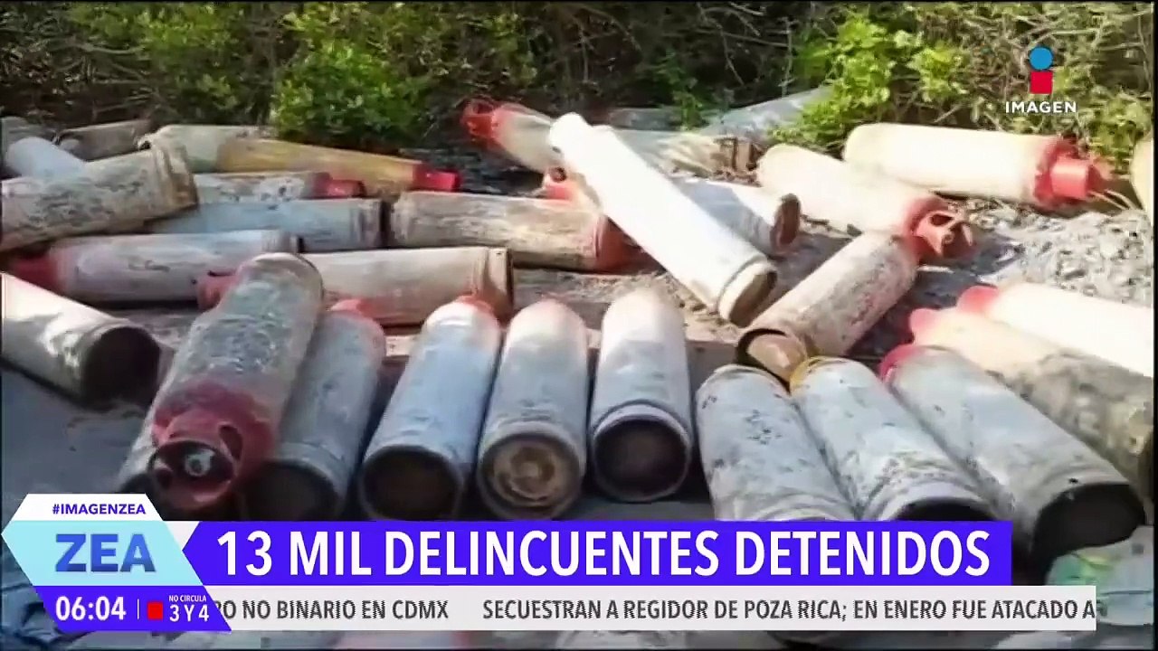 Detienen a 13 mil integrantes de diferentes bandas delictivas en lo que va de la actual administración