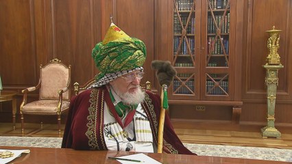 'Representatives of Islam make very noticeable contribution to unity and common strength' - Putin meets with Russian Chief Mufti Tadzhuddin