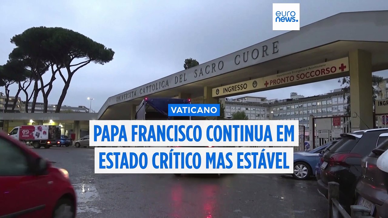 Papa teve “noite tranquila” e mantém-se "em repouso", informa o Vaticano