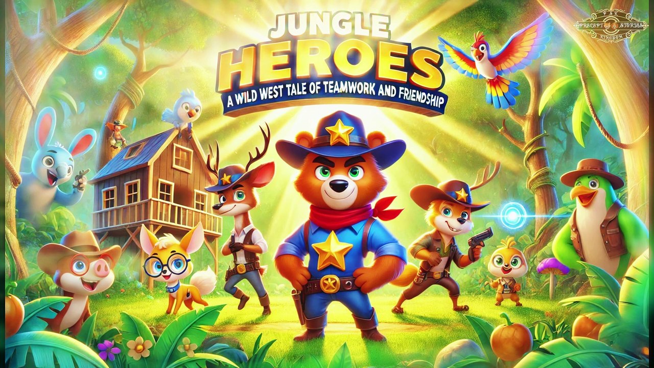 🌟 Jungle Heroes | A Wild West Tale of Teamwork and Friendship 🌟- Animated Stories Kids And All Ages