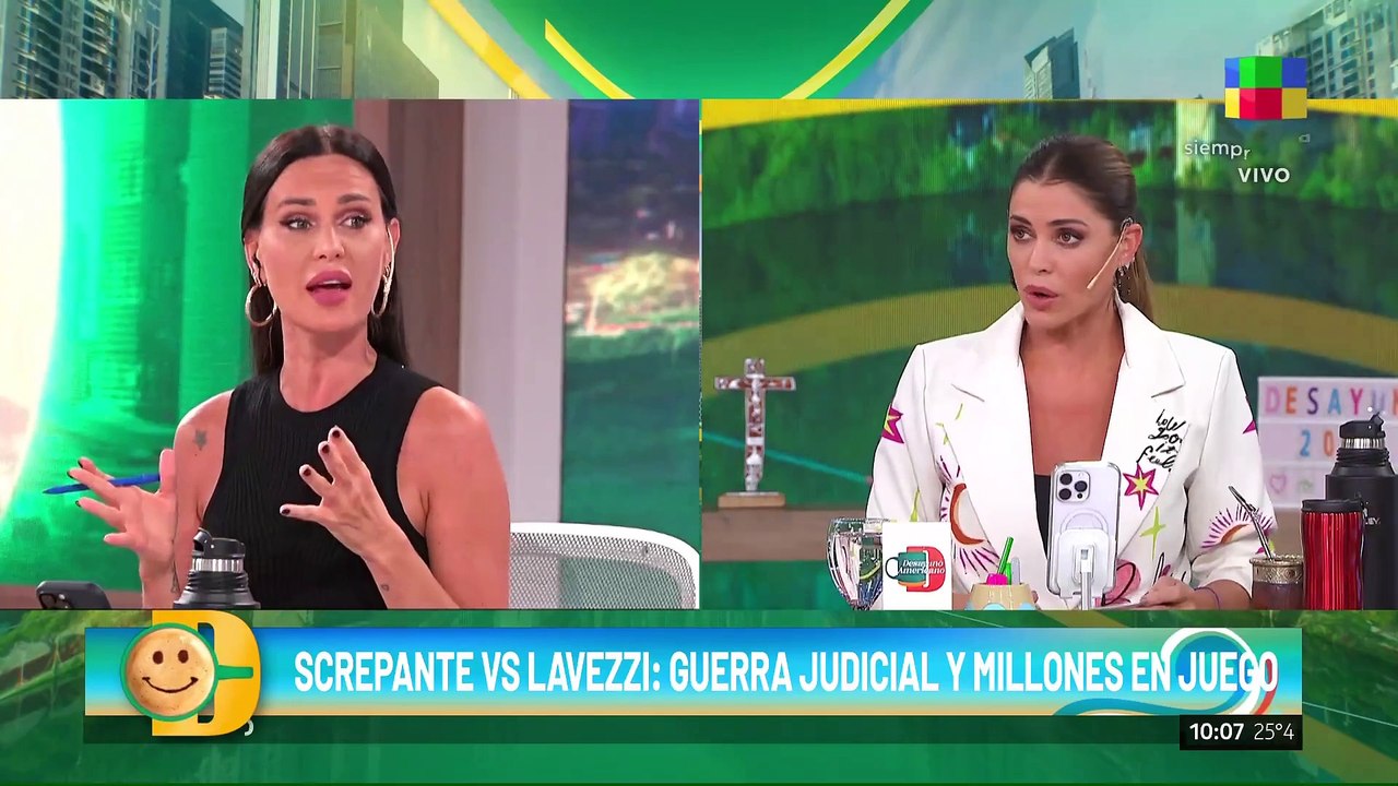 Yanina Screpante vs. El Pocho Lavezzi: guerra judicial y millones en juego