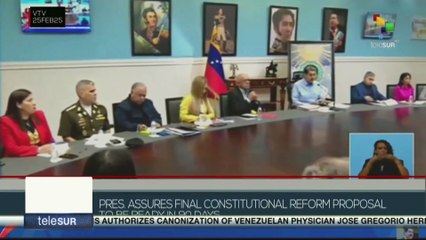 FTS 8:30 27-02: Venezuela: Final reform proposal to be ready in 90 days