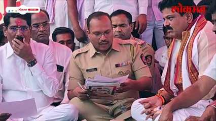 मस्साजोगमध्ये आंदोलन स्थगित.. पोलिसांनी सगळ्यांसमोर काय सांगितल?