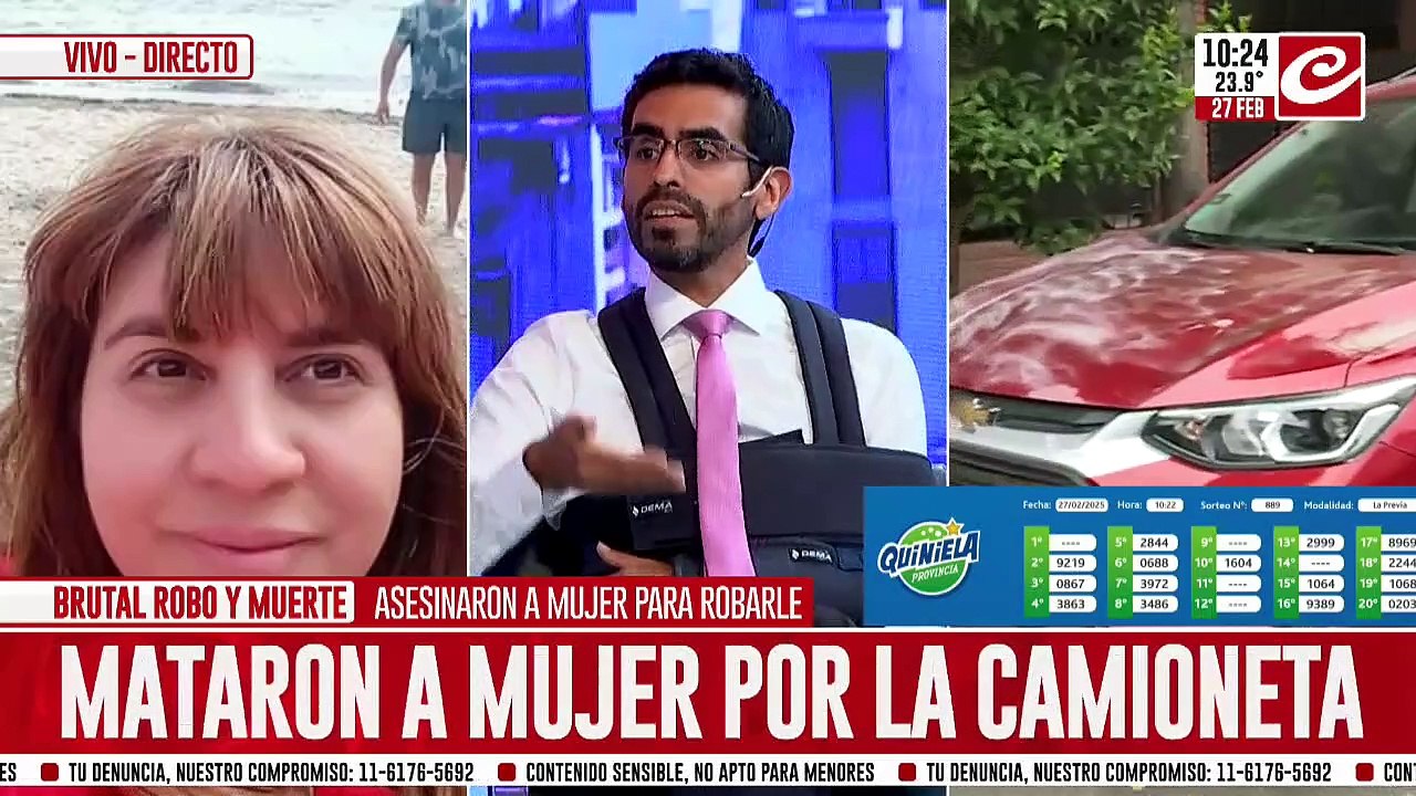 Brutal: asesinaron a una mujer por una camioneta y no se la llevaron