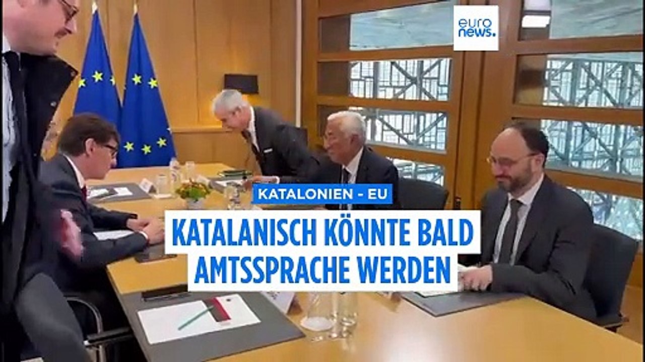 Salvador Illa kämpft dafür, dass Katalanisch EU-Amtssprache wird