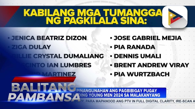 Rep. Sandro Marcos pinangunahan ang pagbibigay-pugay sa 'The Outstanding Young Men 2024'