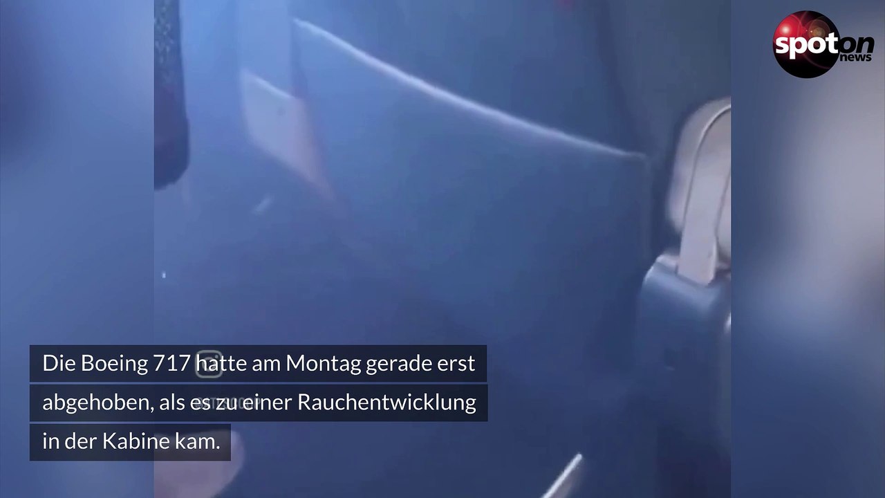 Schockmomente an Bord: Plötzliche Rauchentwicklung in Flugzeugkabine