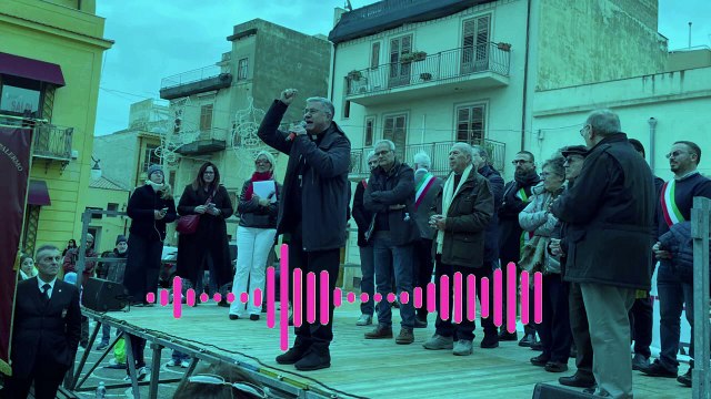 L'audio dell'intervento dell'arcivescovo di Palermo, Corrado Lorefice, alla marcia Bagheria-Casteldaccia
