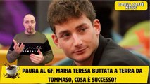 Paura al GF, Maria Teresa buttata a terra da Tommaso, cosa è successo