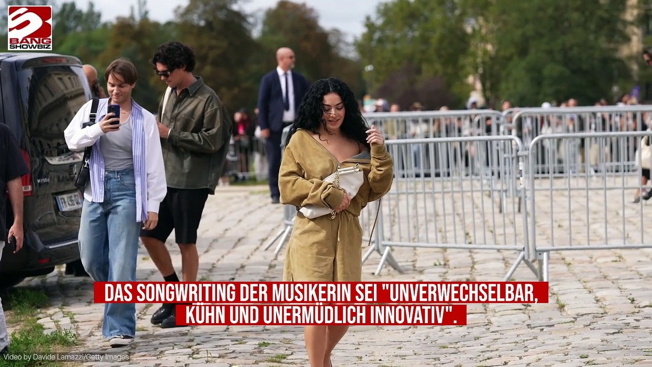 Brit awards 2025: charli xcx wird 'songwriterin des jahres'