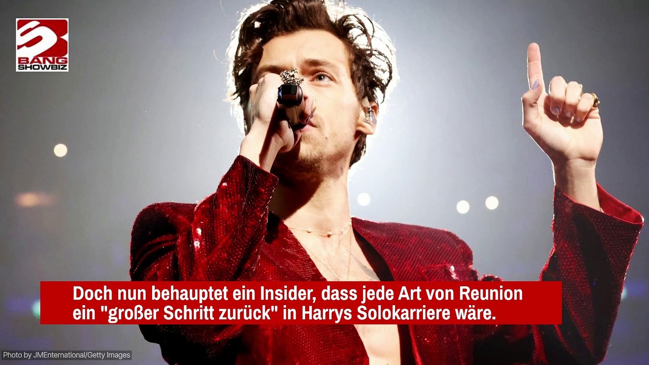 'Großer Schritt zurück': Harry Styles wurde von einer One Direction-Reunion abgeraten
