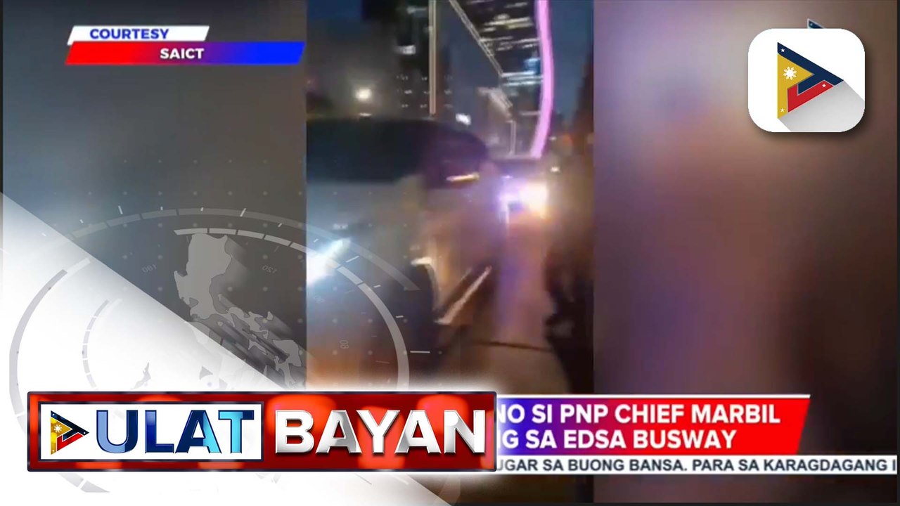 PNP Chief PGen. Marbil, dinepensahan ang pagdaan ng umano'y  senior officials ng PNP sa busway