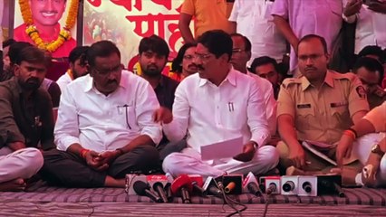 आंदोलनात धस - सोनावणेंची मध्यस्थी..पण एकमत कशावर नाही? पहा विडीओ