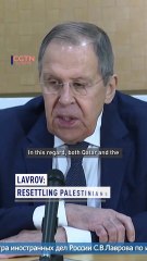 Lavrov: Resettling Palestinians would be a 'time bomb'