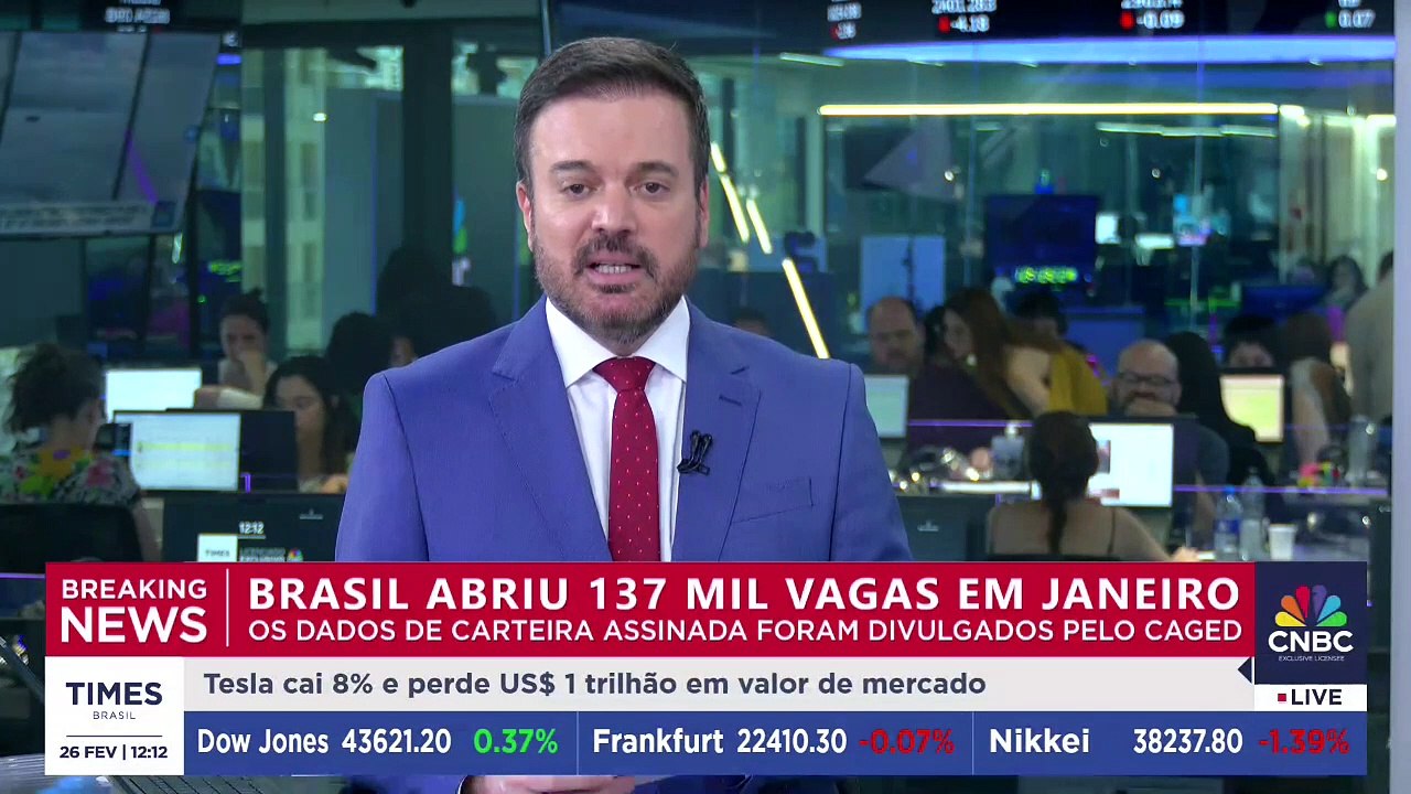 Brasil abriu 137 mil vagas de emprego em janeiro, diz Caged; economista revela razões por trás