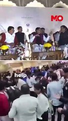 Bhopal Rs 30 lakh crore investment meet turns chaotic as people rush for food!