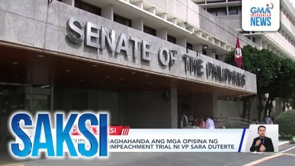 SP Escudero, pinaghahanda ang mga opisina ng Senado para sa impeachment trial ni VP Sara Duterte | Saksi