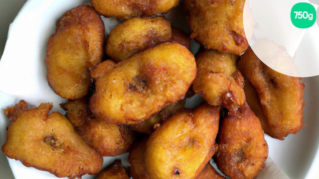 Beignets de bananes entières