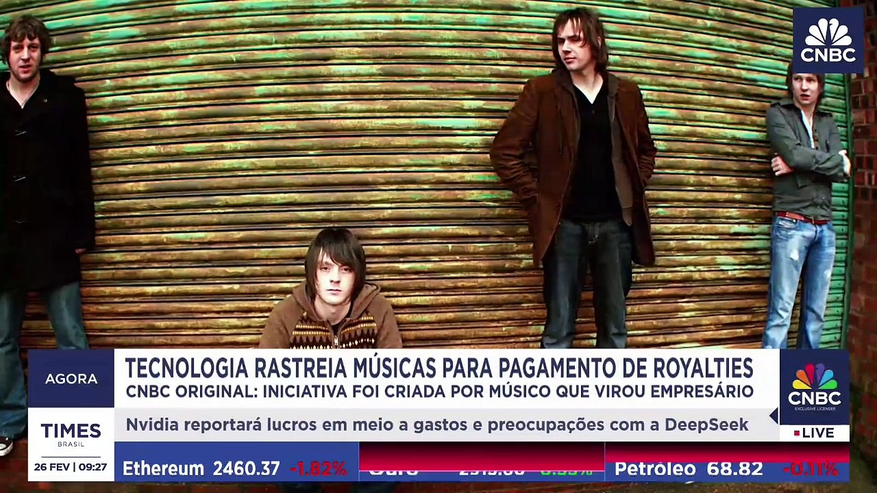 Tecnologia rastreia músicas para pagamento de r...