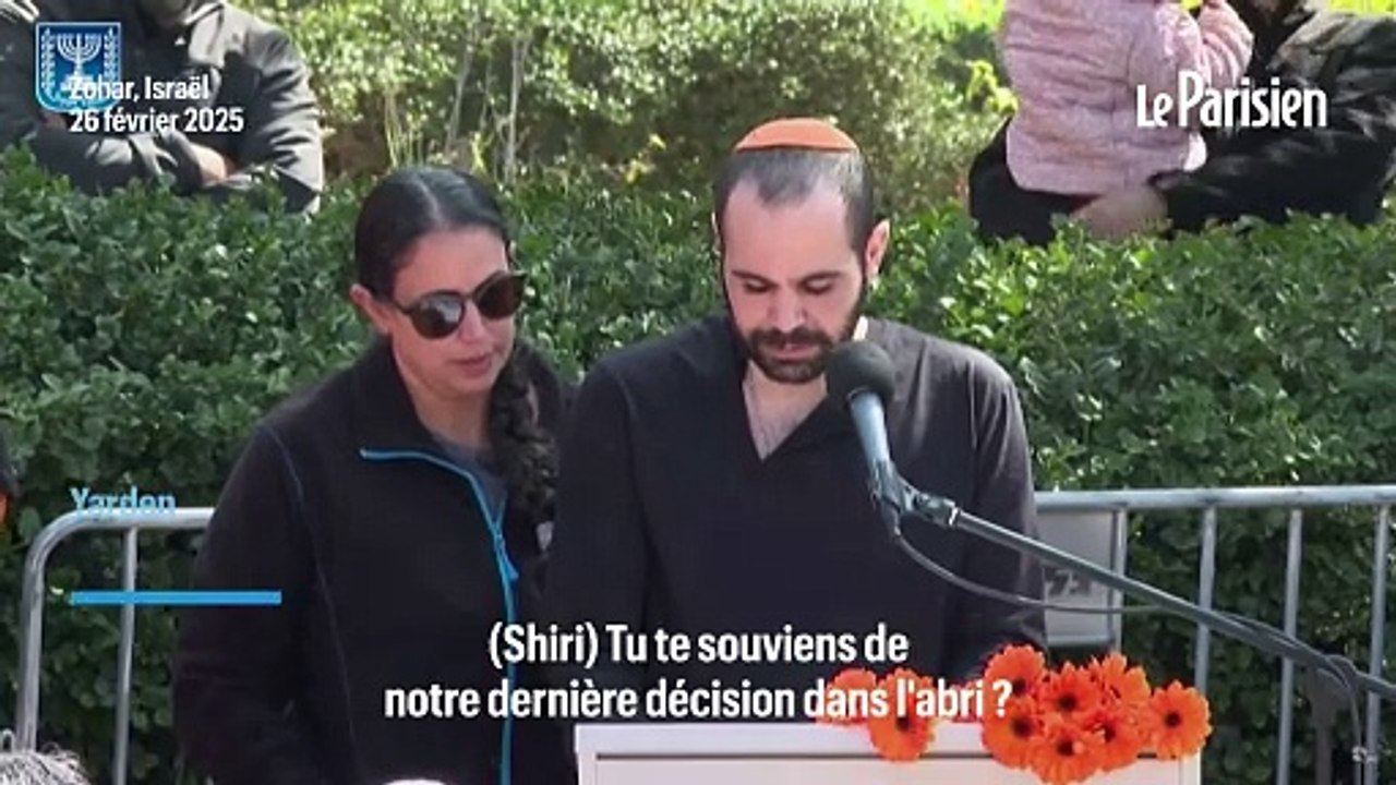 L'ex-otage Yarden Bibas demande « pardon » à ses proches lors de leurs funérailles