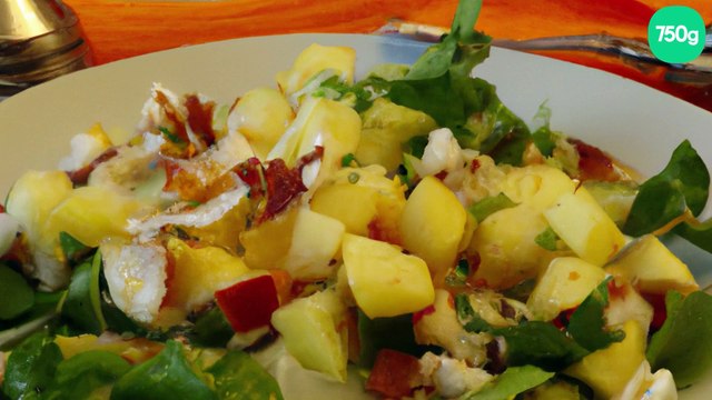 Salade à la fourme d'Ambert rapide