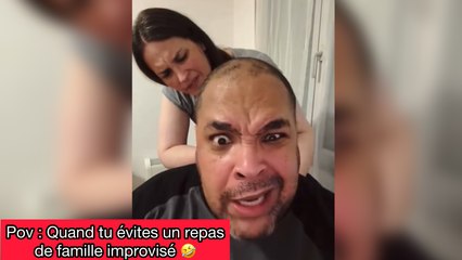 Pov : quand tu évites un repas de famille improvisé 🤣