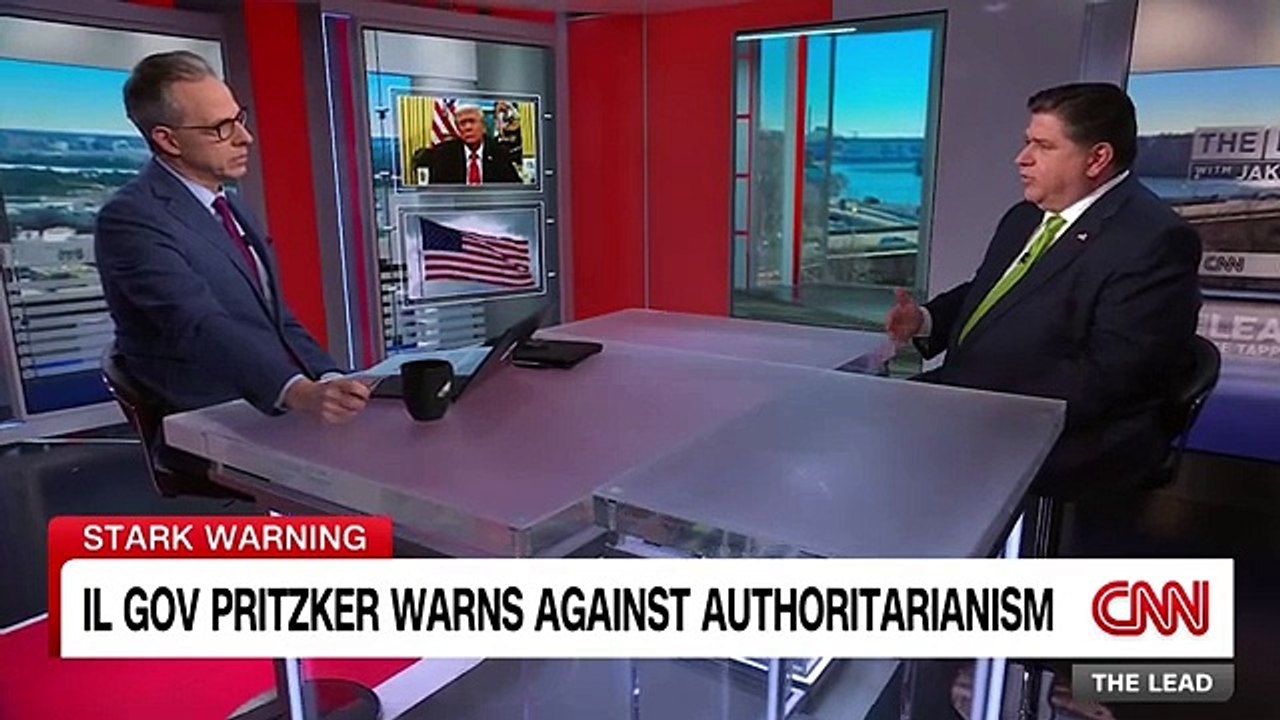 Governor Pritzker issues stark warning about Trump and authoritarianism