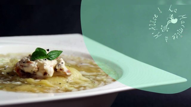 Ravioles au Poulet, tomates séchées et mascarpone