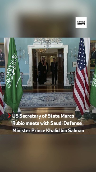 Rubio meets with Saudi Defense Minister Prince Khalid