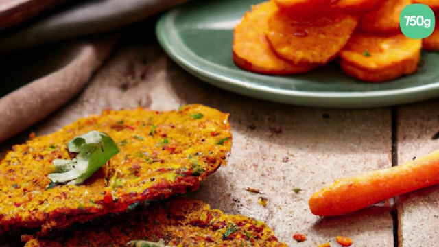 Galettes de carottes aux lentilles