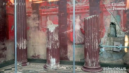 A Pompei emerge un grande affresco che racconta i misteri di Dioniso