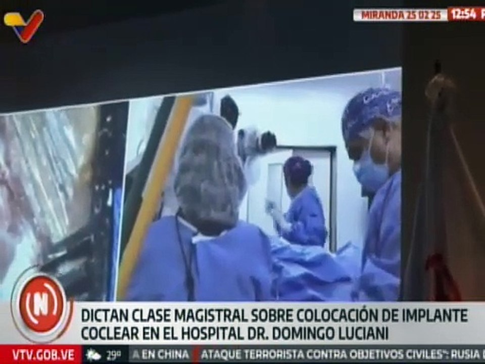 Miranda | Médicos del Hospital Domingo Luciani reciben formación sobre colocación de implante coclear