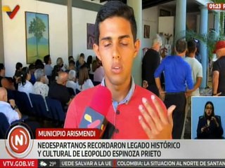 Nueva Esparta | En el municipio Arismendi recuerdan legado del cronista Leopoldo Espinoza Pietro