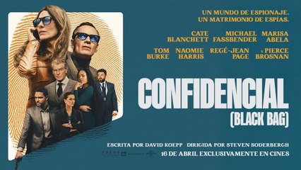 CONFIDENCIAL (BLACK BAG) (2025) - Tráiler #1 Español [HD][Castellano 2.0] 🎞️🇪🇸