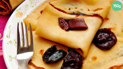 Crêpes aux prunes