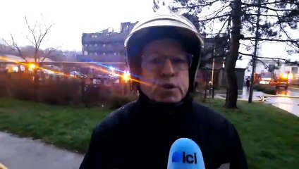 Incendie dans la résidence "La Réunion" à Aytré