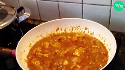 Poulet au curry et à l'ananas