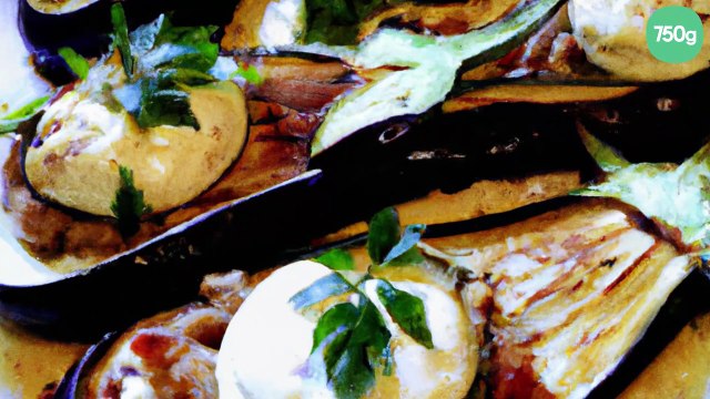 Aubergines farcies au fromage de brebis