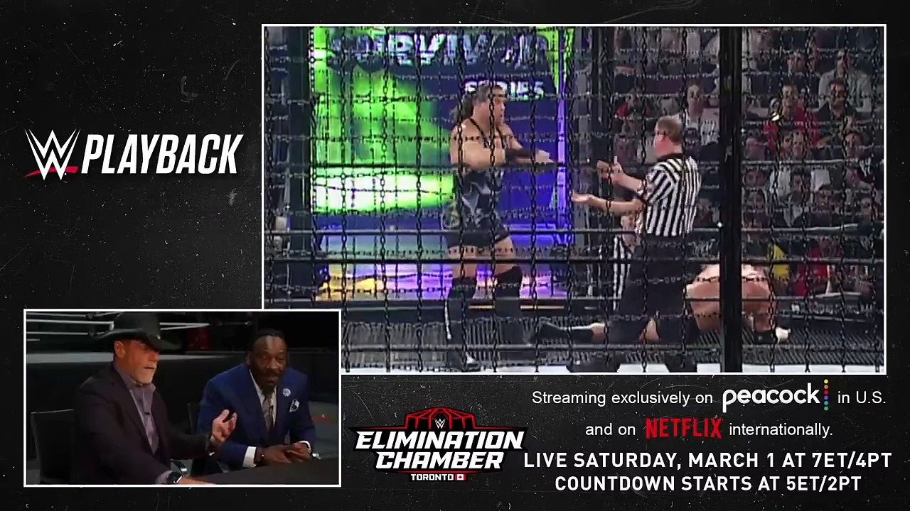 Shawn Michaels and Booker T react to the first Elimination Chamber_ WWE Playback
