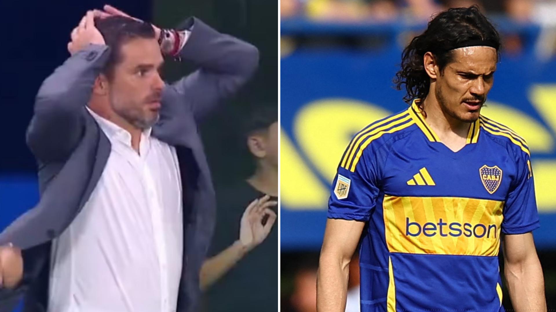 (VIDEO) Gago's Reaction After Edinson Cavani's Incredible Miss That Cost Boca Juniors Elimination from the Copa Libertadores