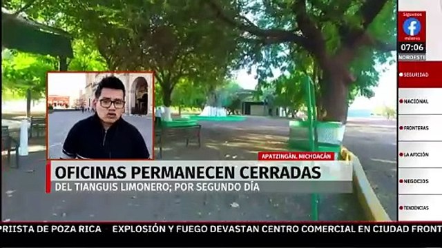 Oficinas del Tianguis Limonero de Apatzingán permanecen cerradas; paro de labores seguirá