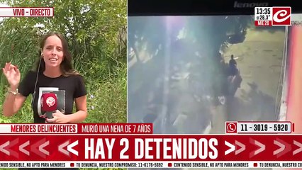 Así caminaban antes de robar el auto los que arrastraron y mataron a la nena de 7 años