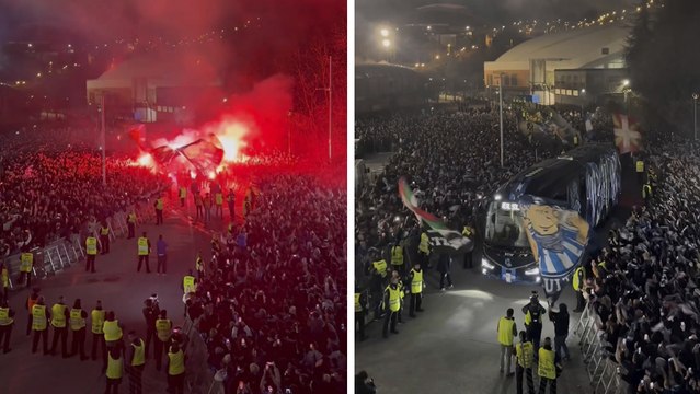 Copa del Rey: Afición de la Real Sociedad así recibe a su equipo