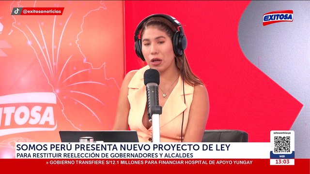 Congreso: Somos Perú presente proyecto de ley para permitir reelección de gobernadores y alcaldes
