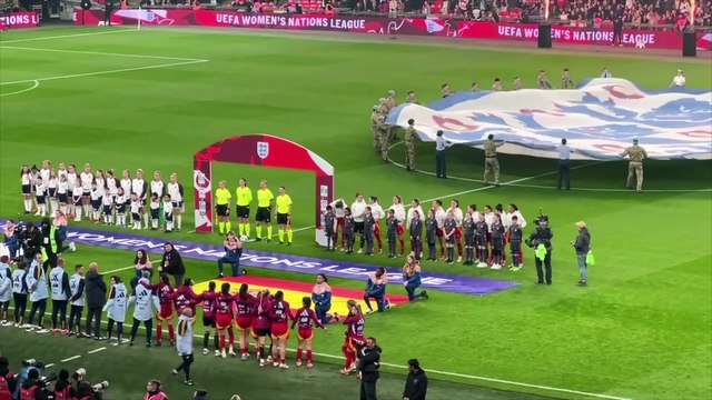 Así sonó el himno español en Wembley antes del Inglaterra-España
