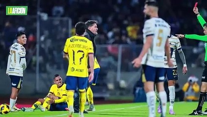 Admiten error en polémica expulsión a Piero Quispe en el Pumas vs América; el VAR analizó la jugada