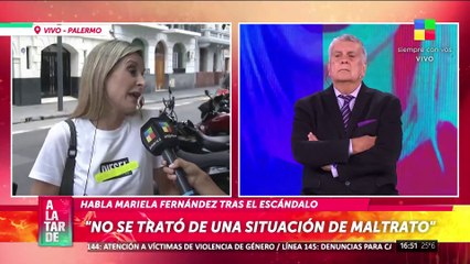 📢 Habla MARIELA FERNÁNDEZ tras el escándalo: "No fue una situación de maltrato"
