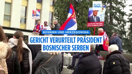 Bosnien und Herzegowina: Milorad Dodik zu einem Jahr Haft verurteilt