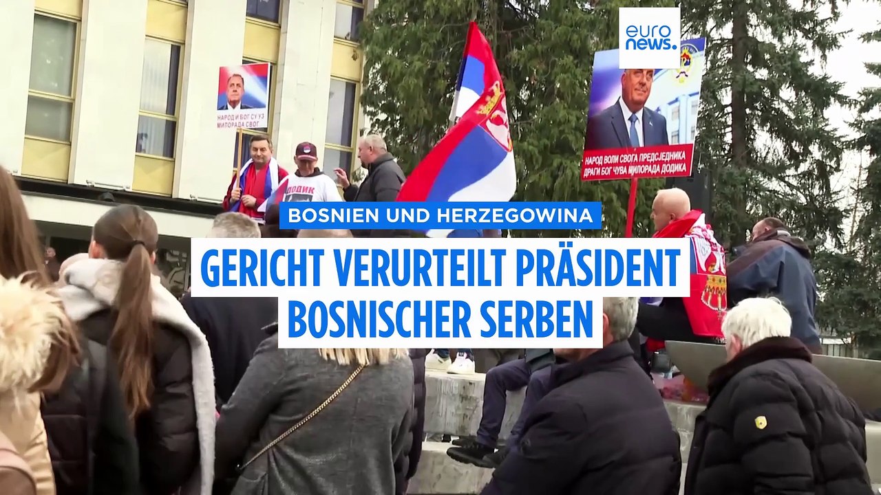 Bosnien und Herzegowina: Milorad Dodik zu einem Jahr Haft verurteilt